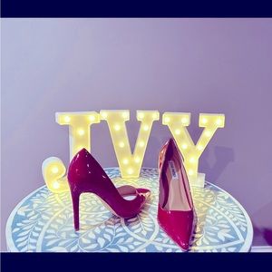 Red Steven Madden Heels